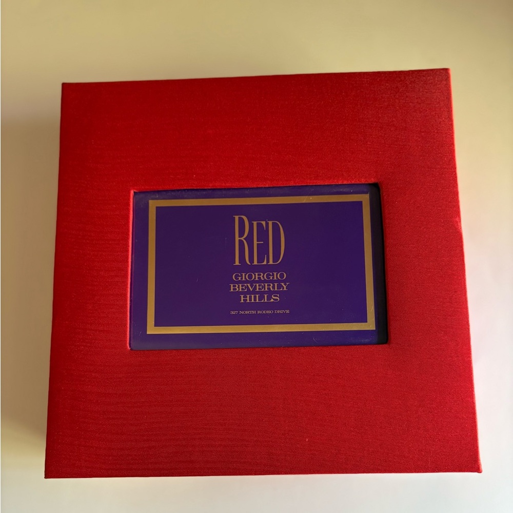 Giorgio Armani Red Storage Gift Box